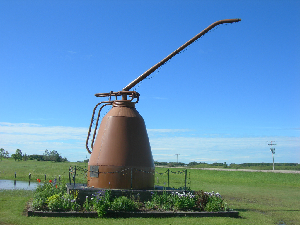 Giant Oil Can and Diamond Rocanville, Saskatchewan